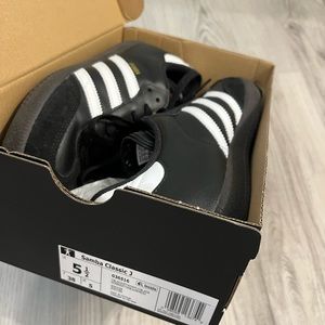 Adidas Samba black US size 5.5 juniors